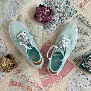Vans Women's Light Green Sneakers